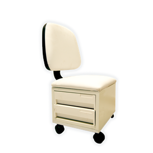  כסא לפדיקור 2 מגירות מפלסטיק