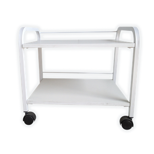 עגלת טיפולים נמוכה 2 מדפים 