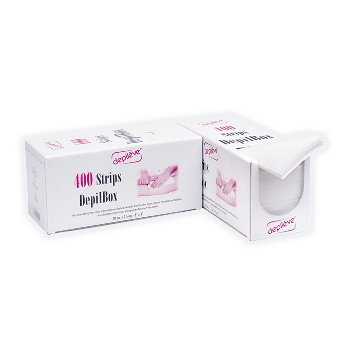 קופסה של 400 רצועות בד